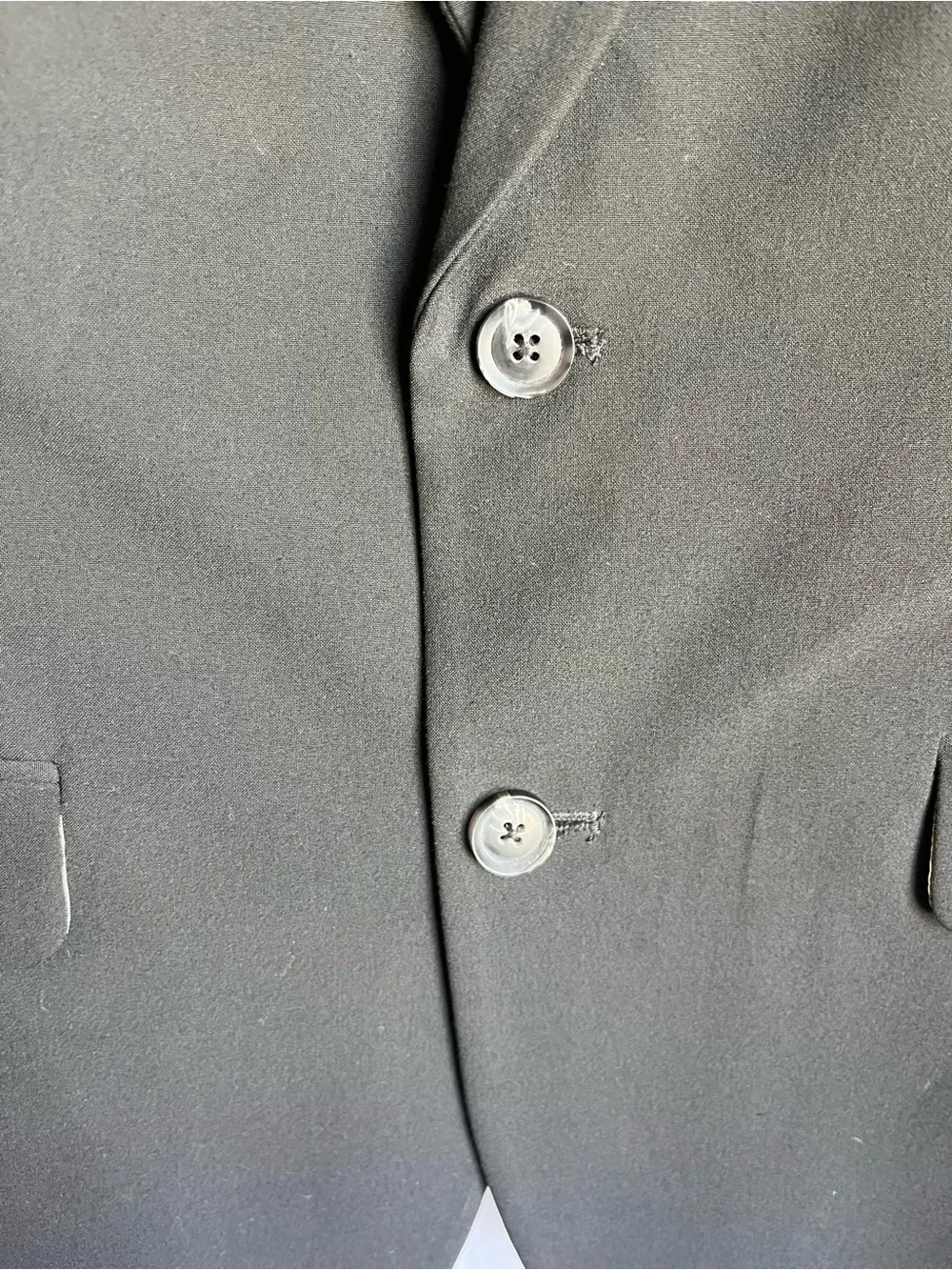 jf j.ferrar Men's Black Two-Button Sport Coat